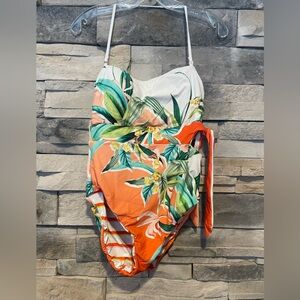 Tropical Floral Women's One Piece Swimsuit